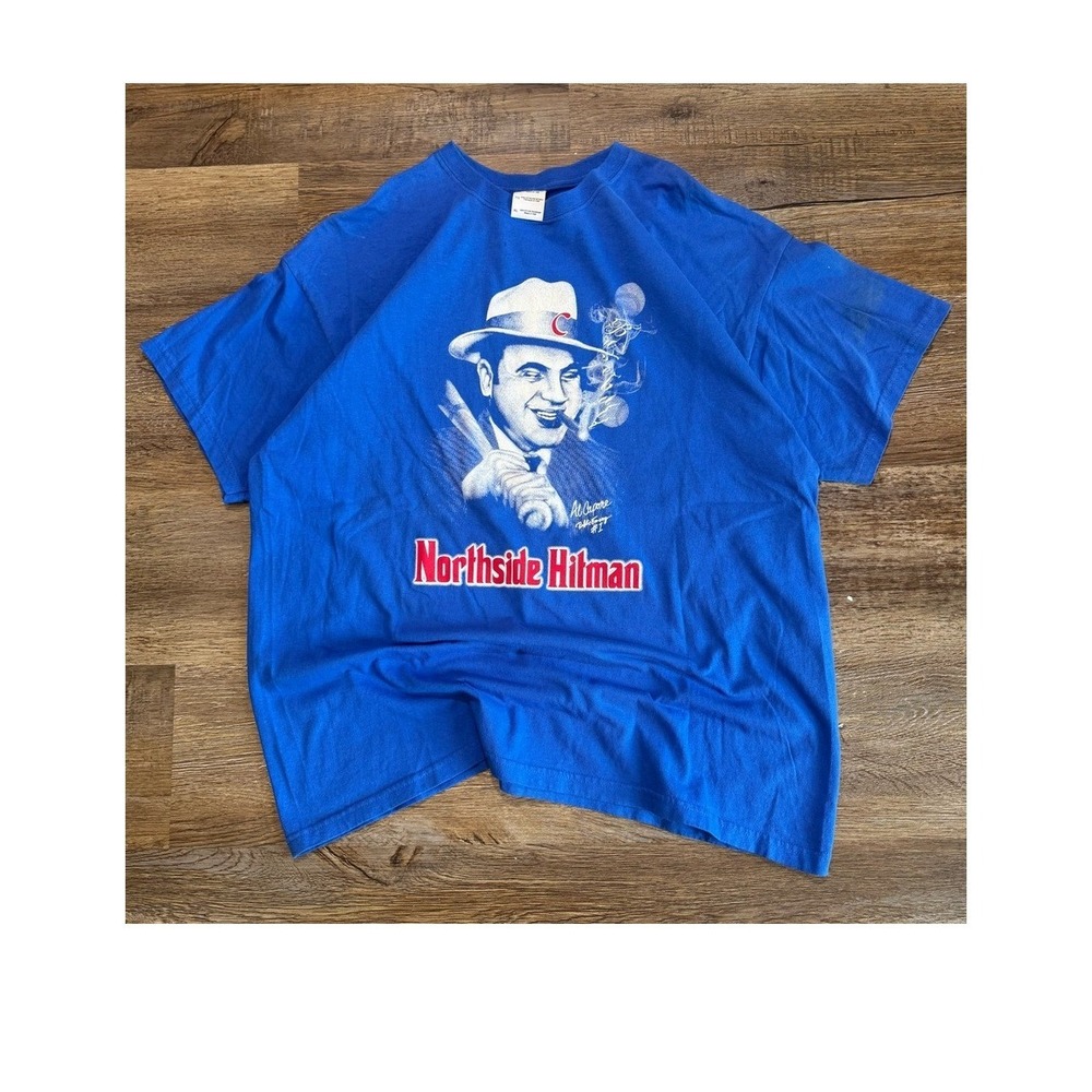 Vintage‎ Al Capone Baseball Cubs T Shirt